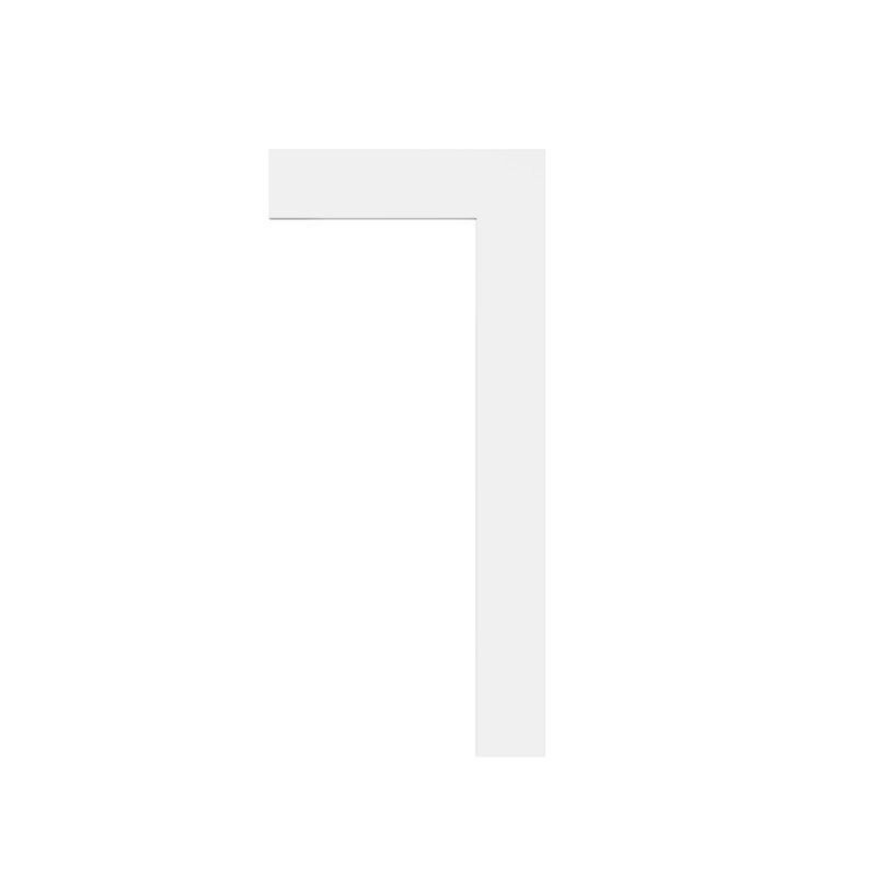 DX163-2300-RAL9003 Perfil de Durofoam L230 x H10.1 x L1,3 cm ORAC DECOR 1 - Cimaise Tableau