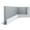 SX162-RAL9003 ORAC Plinthe RAL9003 Duropolymer L200 x H4 x L1 cm ORAC DECOR 3 - Cimaise Tableau 