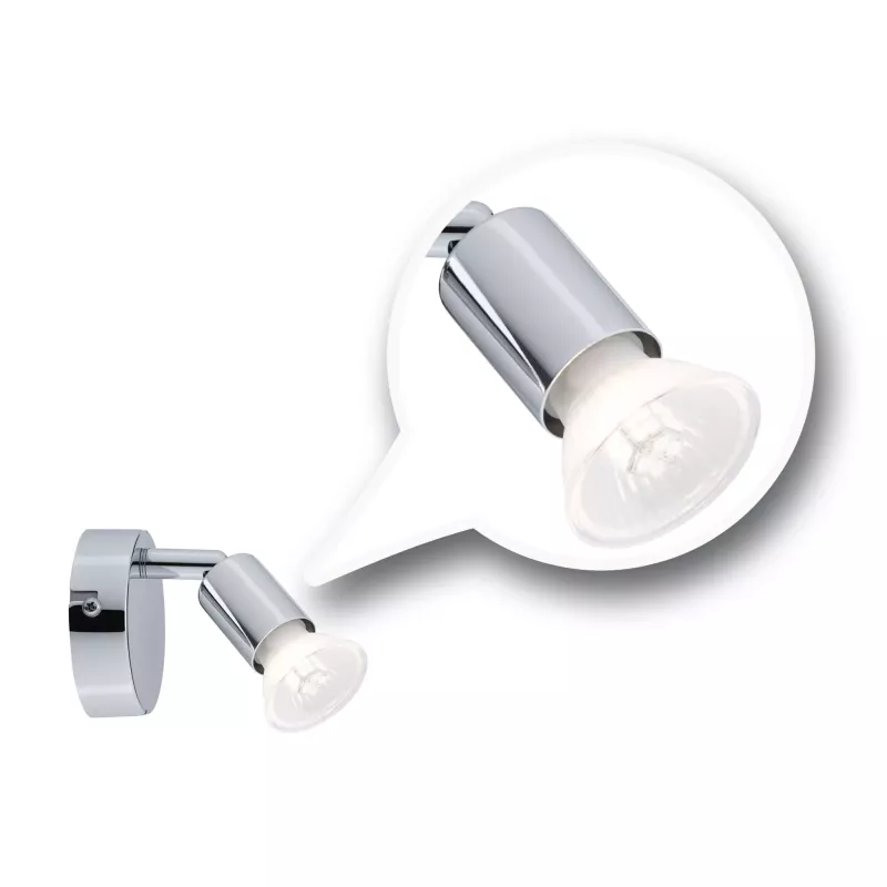 Spotlight Carolina IP44 GU10 230V max. 10W gradable