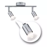 Foco Carolina IP44 GU10 230V máx. 2x10W regulable - système d'accrochage et décoration - détail 5