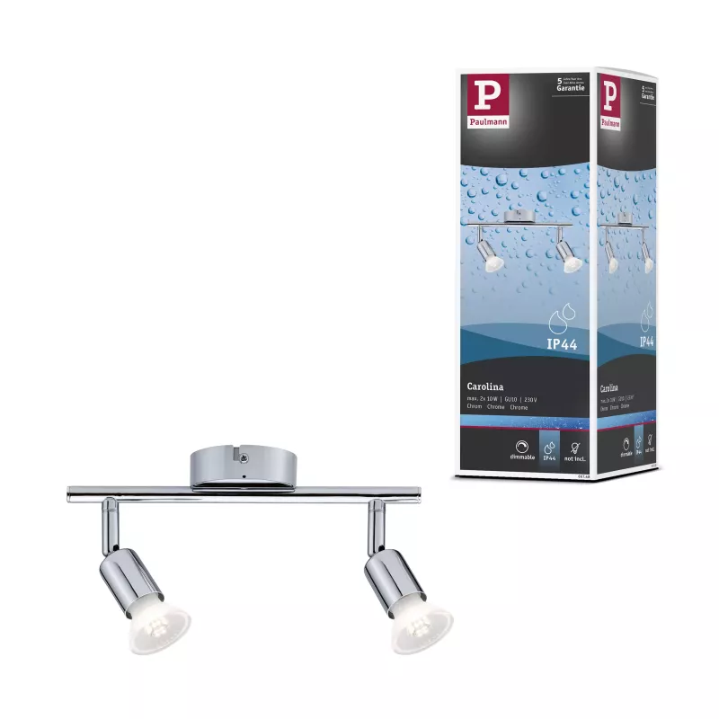 Spotlight Carolina IP44 GU10 230V max. 2x10W dimmbar PAULMANN 17 - Cimaise Tableau 