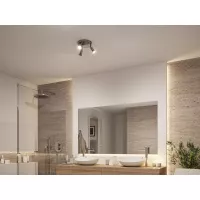 Spotlight Carolina IP44 GU10 230V max. 3x10W gradable - système d'accrochage et décoration - détail 6