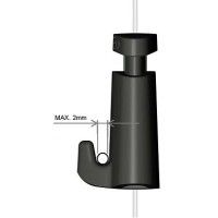 Gancio autobloccante MICRO GRIP da 2 mm 20 kg - sospensione quadri su cornici Artiteq ARTI TEQ 6 - Cimaise Tableau 