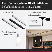 URail Lampshade 2Easy Raja 100mm - système d'accrochage et décoration - détail 7