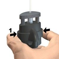 Crochet Autobloquant MICRO GRIP LOCK 2 MM 20 KG - suspention cimaises tableaux artiteq ARTI TEQ 4 - Cimaise Tableau 
