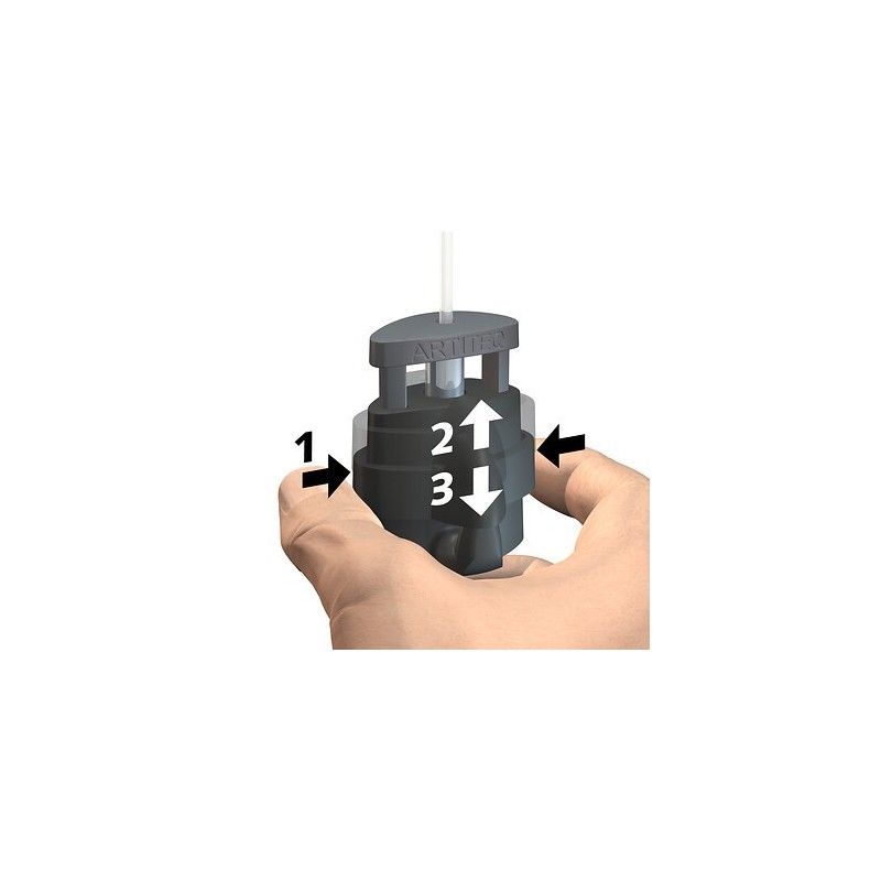 Gancio autobloccante MICRO GRIP LOCK da 2 mm con capacità di 20 kg - sospensione per cornici Artiteq ARTI TEQ 5 - Cimaise Tablea