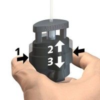 Gancio autobloccante MICRO GRIP LOCK da 2 mm con capacità di 20 kg - sospensione per cornici Artiteq ARTI TEQ 5 - Cimaise Tablea