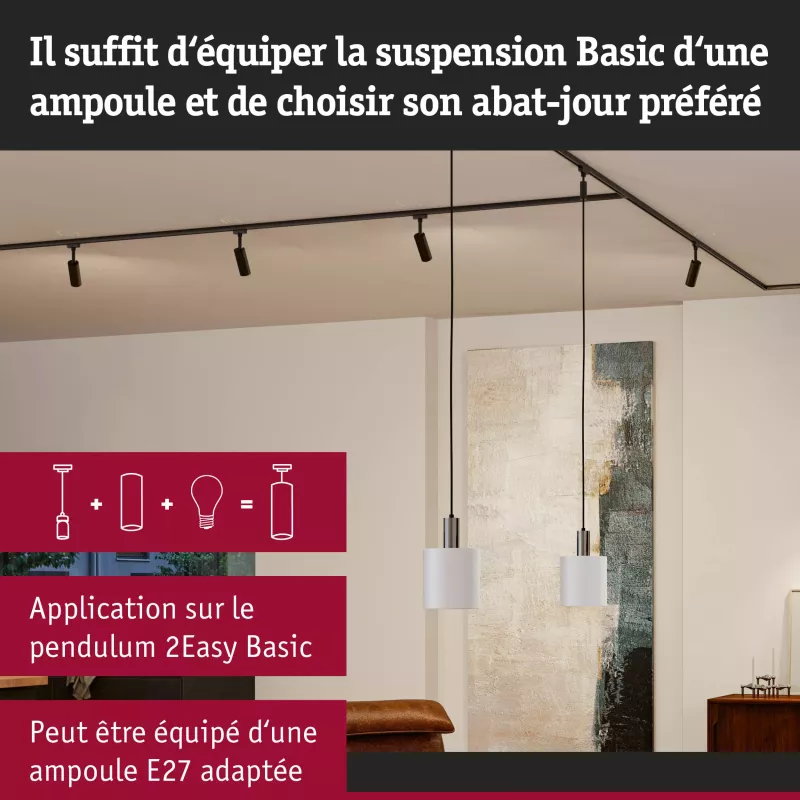 Pantalla URail 2Easy Alto 160mm PAULMANN 21 - Cimaise Tableau 