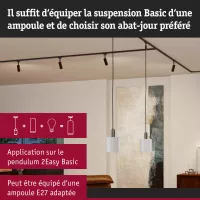 URail Abat-jour 2Easy Tallis 160mm - système d'accrochage et décoration - détail 5