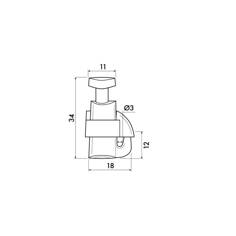 Selbsthemmender Haken MICRO GRIP LOCK 2 MM 20 KG - Suspent cimas artiteq Gemälde ARTI TEQ 7 - Cimaise Tableau 