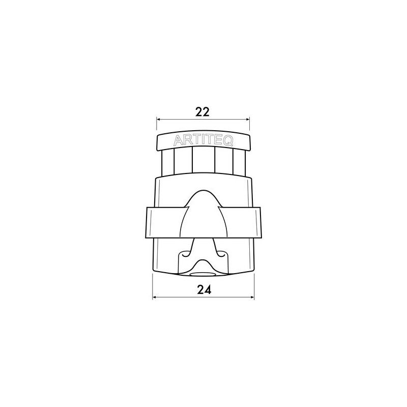 Gancio autobloccante MICRO GRIP LOCK da 2 mm con capacità di 20 kg - sospensione per cornici Artiteq ARTI TEQ 8 - Cimaise Tablea