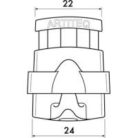 Gancio autobloccante MICRO GRIP LOCK da 2 mm con capacità di 20 kg - sospensione per cornici Artiteq ARTI TEQ 8 - Cimaise Tablea