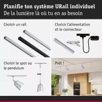 URail Abat-jour DecoSystems Alvaro 144mm - système d'accrochage et décoration - détail 7