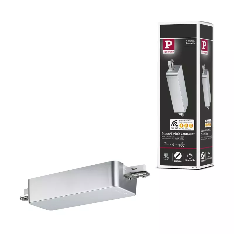 URail Adaptateur de rail Smart Home Zigbee 3.0 Dimm/Switch 155x56mm