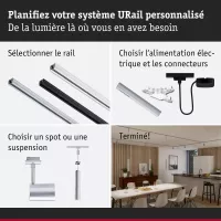 URail Adaptateur de rail Zigbee 3.0 Dimm/Switch 240x21mm max. - système d'accrochage et décoration - détail 6