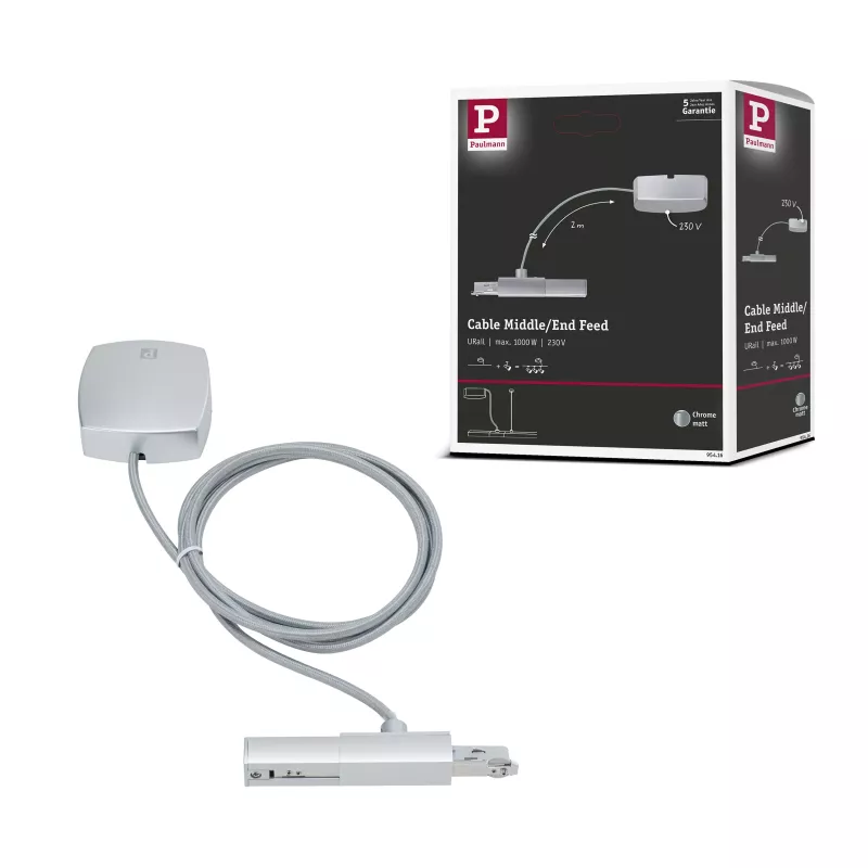 Cable de alimentación URAil de 2 m como máximo.