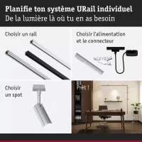 URail Power supply Cable with switch 2.4m max. - système d'accrochage et décoration - détail 6