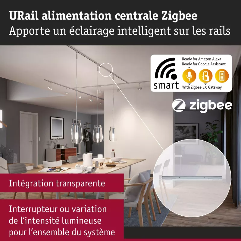 URail Zigbee 3.0 power supply Central power supply 304x21mm max.