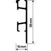 Pack cimaise click rail Pro artiteq ECO Cimaise Tableau 7 - Cimaise Tableau 
