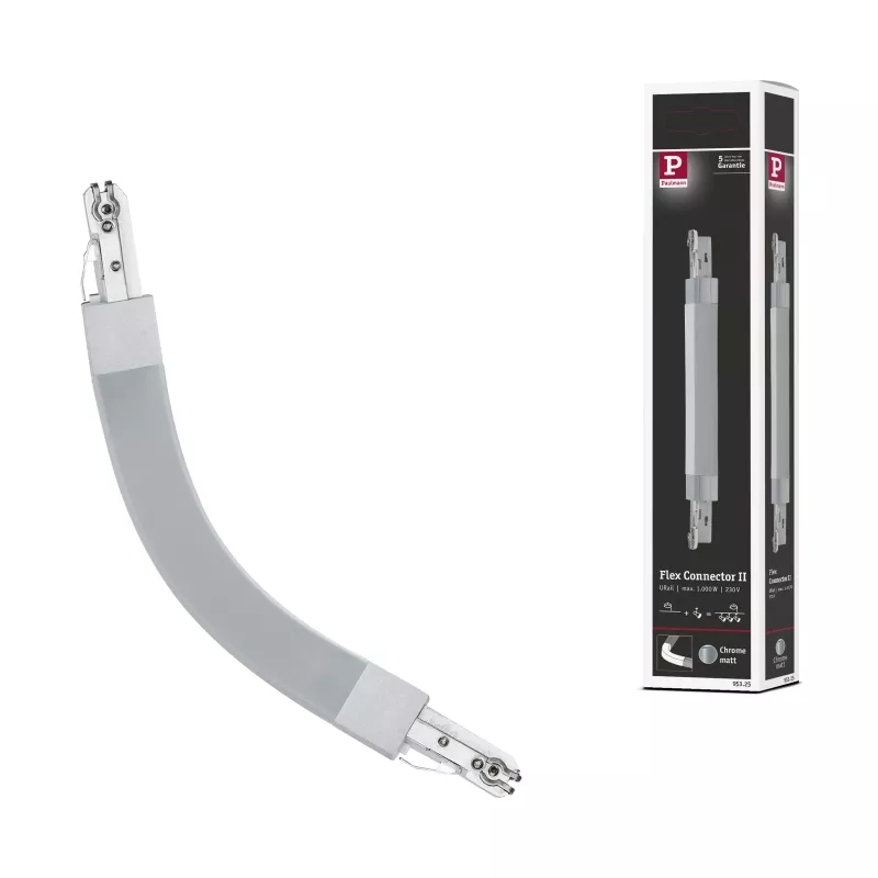 Conector URail Flex II 227x18mm máx. PAULMANN 34 - Cimaise Tableau 