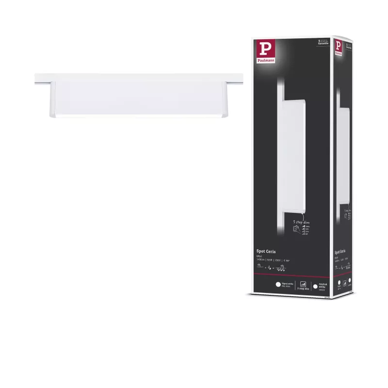 URail Lichtleiste, 3-stufig dimmbar, Ceris, 850 lm, 9,5 W, 4000 K, 230 V PAULMANN 34 - Cimaise Tableau 