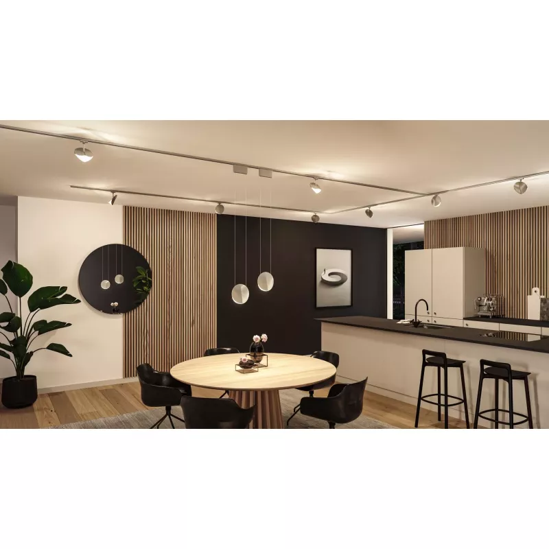 URail Schienenstrahler Alejandro, 3-stufig dimmbar, 800 lm, 10 W, 3000 K, 230 V PAULMANN 45 - Cimaise Tableau 