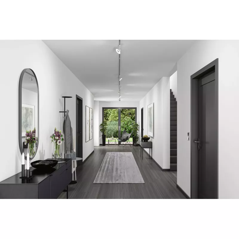 Foco URail para riel, regulable en 3 niveles, circular, 220 lm, 5 W, 4000 K, 230 V PAULMANN 41 - Cimaise Tableau 