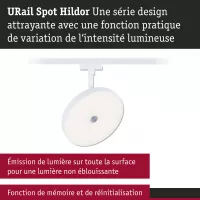 Foco para riel URail, atenuación en 3 pasos, Hildor, 850 lm, 15 W, 3000 K, regulable, 230 V - système d'accrochage et décoration - détail 7