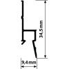 Deco rail artiteq PREMIUM picture rail pack Cimaise Tableau 9 - Cimaise Tableau 