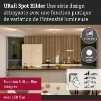 Foco para riel URail, atenuación en 3 pasos, Hildor, 850 lm, 15 W, 4000 K, regulable, 230 V - système d'accrochage et décoration - détail 6