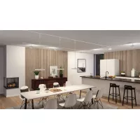URail Track spotlight 3-Step-Dim Hildor 850lm 15W 4000K dimmable 230V - système d'accrochage et décoration - détail 10