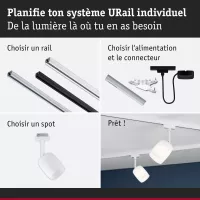 URail Schienenstrahler Blossom G9, max. 10 W, dimmbar, 230 V - système d'accrochage et décoration - détail 6