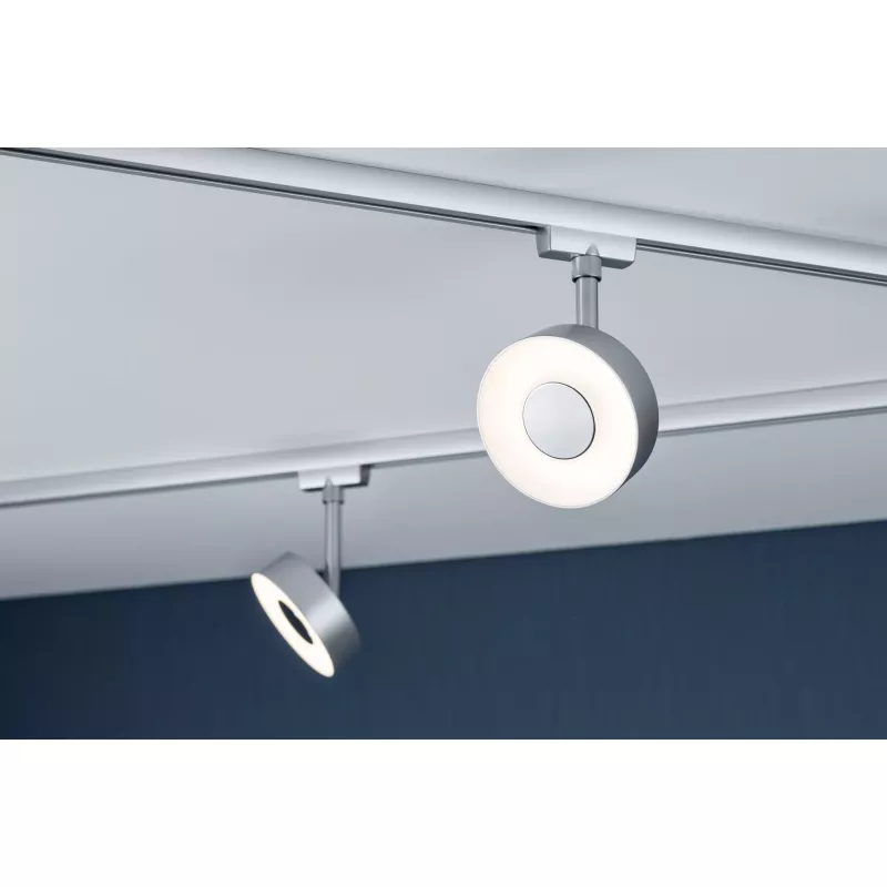 URail Foco sobre Carril Círculo 250lm 5,3W 2700K 230V PAULMANN 23 - Cimaise Tableau 