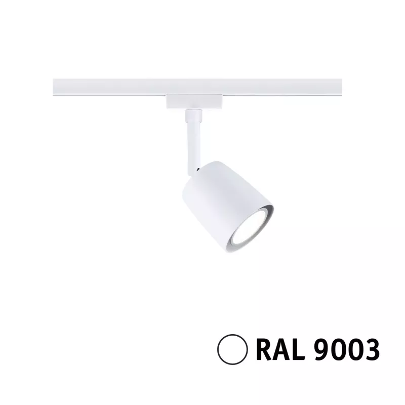 URail Spot sur rail Cover Spot individuel GU10 max. 10W gradable 230V PAULMANN 35 - Cimaise Tableau 
