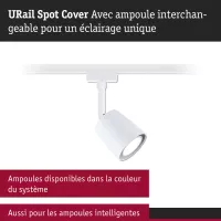 URail Track spot Cover Individual spot GU10 max. 10W dimmable 230V - système d'accrochage et décoration - détail 5