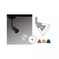 URail Spot sur rail DecoSystems Basic Spot individuel E14 max. 20W gradable 230V - système d'accrochage et décoration - détail 3