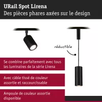 URail Schienenstrahler Lirena GU10 max. 10W 230V - système d'accrochage et décoration - détail 4