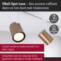 URail Spot sur rail Luxe GU10 max. 10W gradable 230V - système d'accrochage et décoration - détail 6