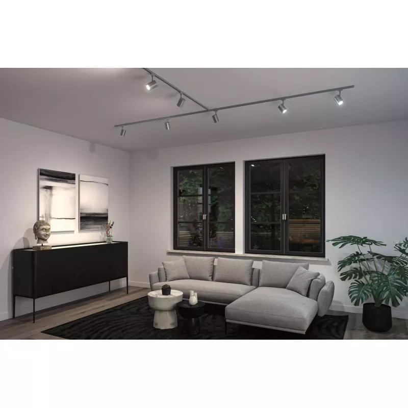 Foco para riel URail Smart Home Zigbee 3.0 Luxury GU10 350lm 4.8W RGBW+ regulable 230V