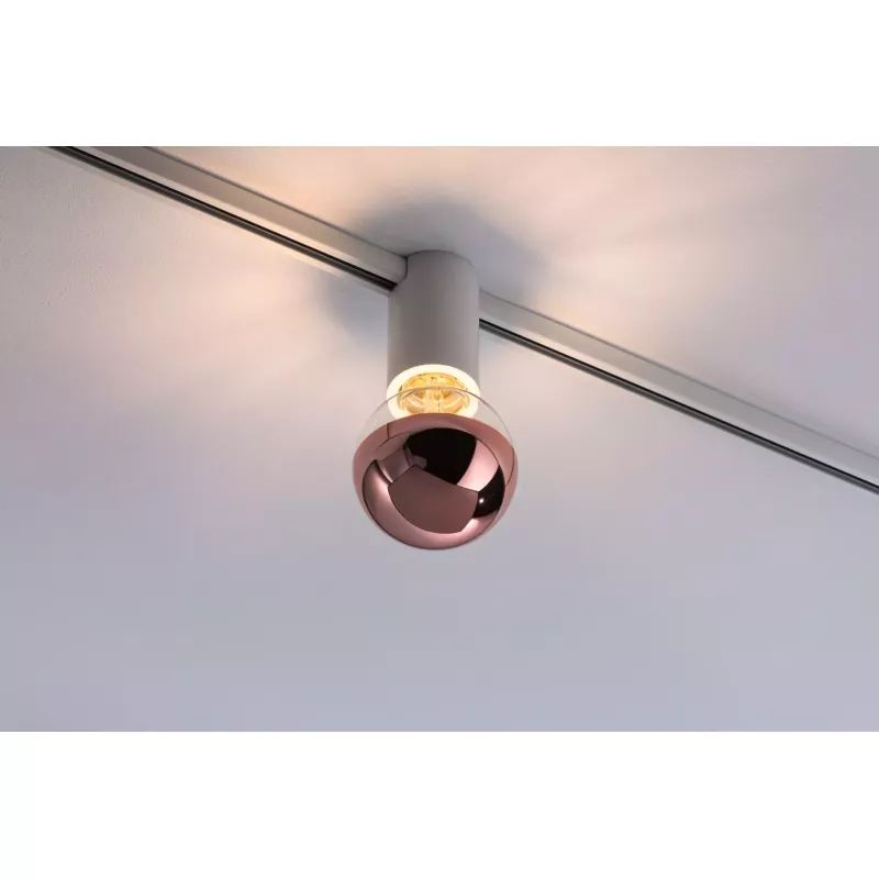 URail Schienenstrahler, Fassung E27, Einzelstrahler, max. 20 W, dimmbar, 230 V PAULMANN 44 - Cimaise Tableau 