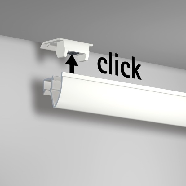 Pack cimaise Click Up rail plafond ECO Newly 4 - Cimaise Tableau 