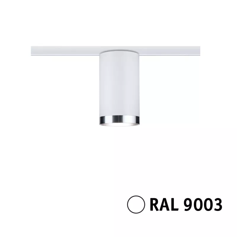 URail Spot on rail Tube Individual spot GU10 max. 10W dimmable 230V PAULMANN 39 - Cimaise Tableau 
