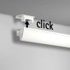 Pacchetto binario per quadri con binario da soffitto Click Up ECO Newly 5 - Cimaise Tableau 
