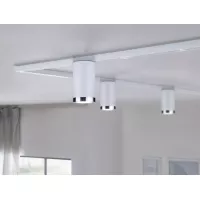 URail Spot on rail Tube Individual spot GU10 max. 10W dimmable 230V - système d'accrochage et décoration - détail 8