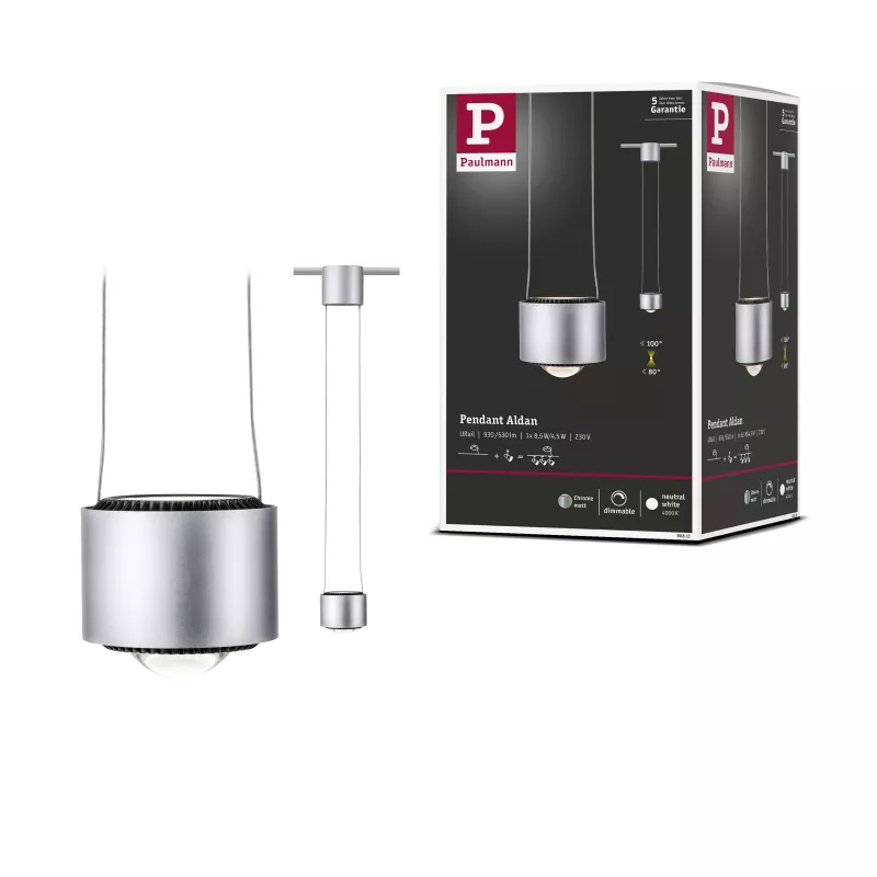 URail Suspension Aldan 930lm / 530lm 8,5W / 4,5W 4000K gradable 230V