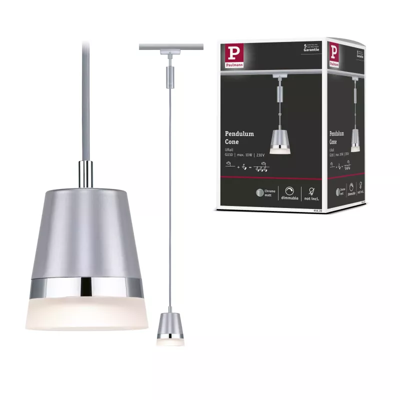 URail Suspension Cone GU10 max. 10W dimmable 230V PAULMANN 36 - Cimaise Tableau 