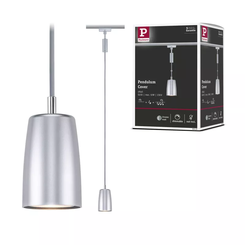 Cubierta de suspensión URAil GU10 máx. 10W regulable 230V PAULMANN 40 - Cimaise Tableau 