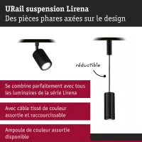 URail-Aufhängung Lirena GU10 max. 10W 230V - système d'accrochage et décoration - détail 6