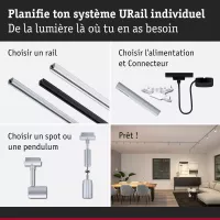 URail Suspension Runa GU10 max. 10W gradable 230V - système d'accrochage et décoration - détail 7