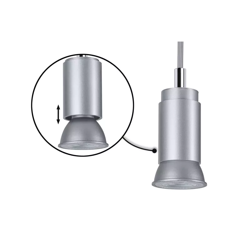 URail Suspension Runa GU10 max. 10W gradable 230V PAULMANN 43 - Cimaise Tableau 